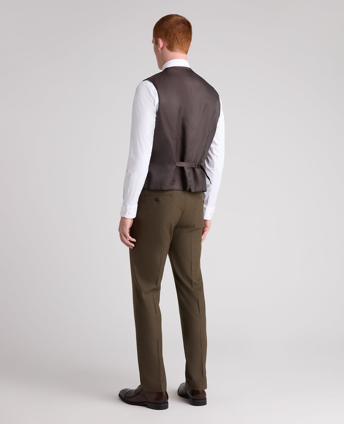 Dark Green Tapered Fit Stretch Waistcoat