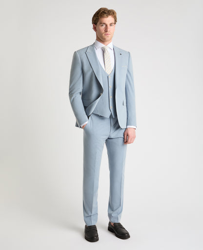 Man wearing a blue suit