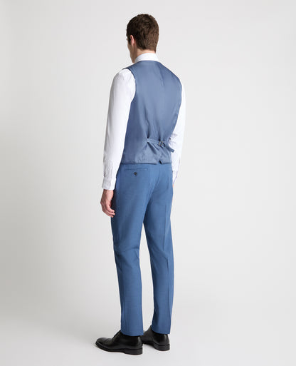 Man wearing a blue suit