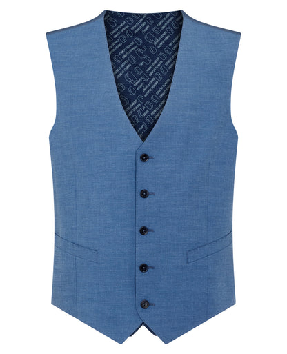 Man wearing a blue suit