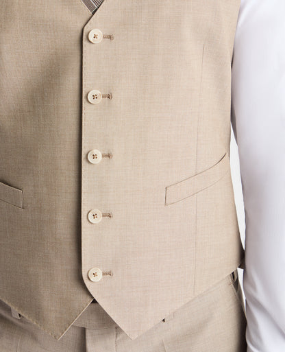 Man wearing a stone suit