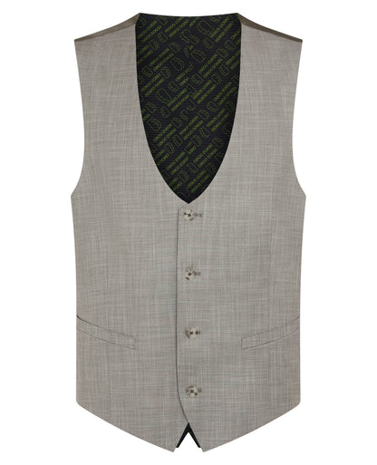 Man wearing a stone suit