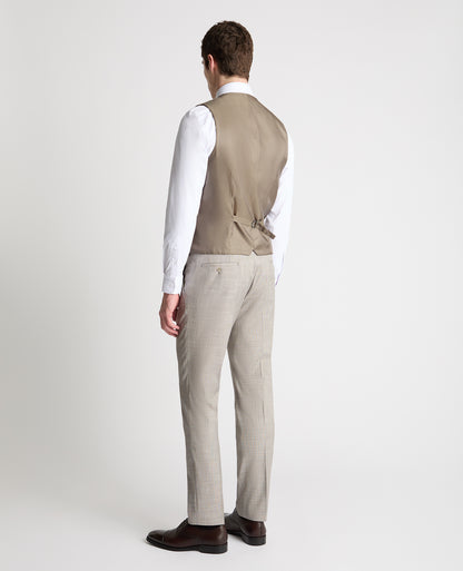 Man wearing a stone suit