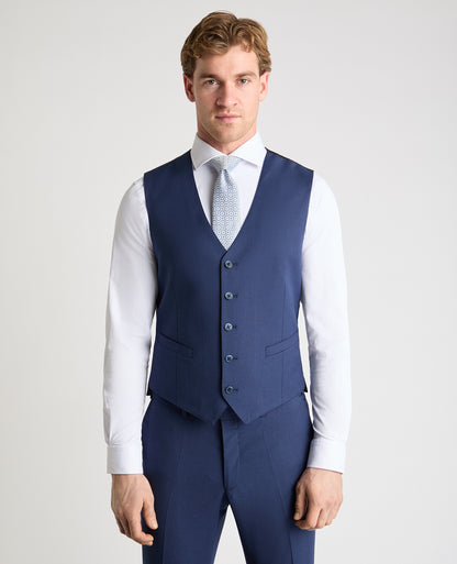 Man wearing a blue suit