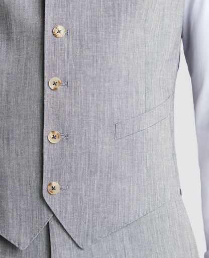 Man wearing a blue suit
