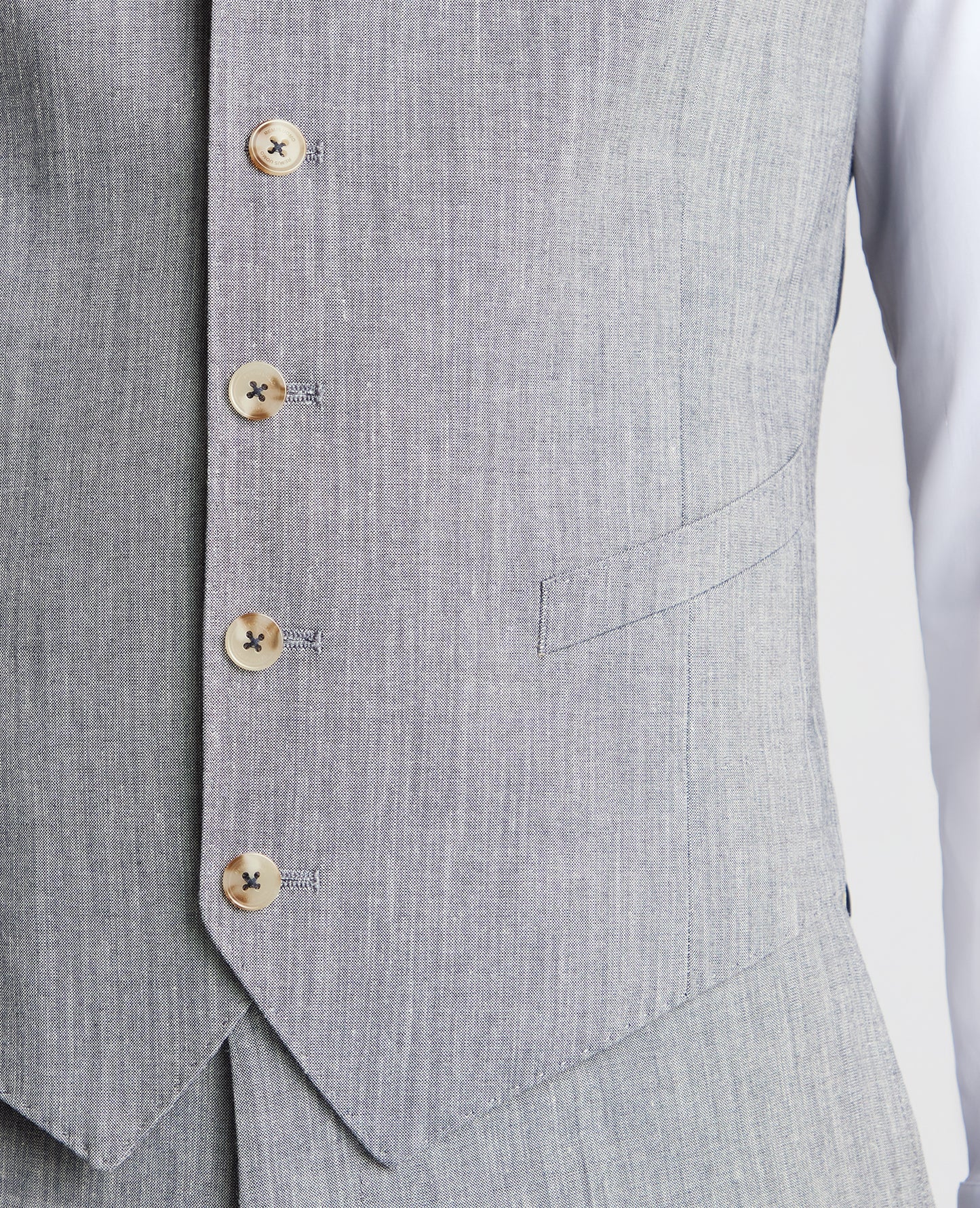 Man wearing a blue suit