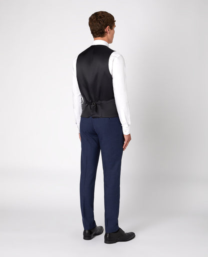 Man wearing a blue Mix and Match Suit Waistcoat