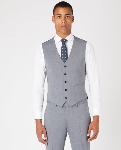 Tapered Fit Wool-Rich Mix and Match Waistcoat