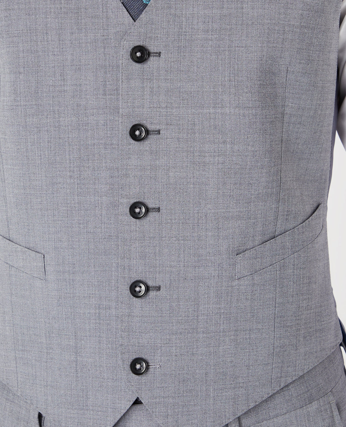 Tapered Fit Wool-Rich Mix and Match Waistcoat
