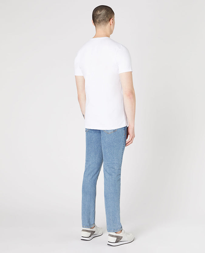 Slim Leg Cotton-Stretch Jeans