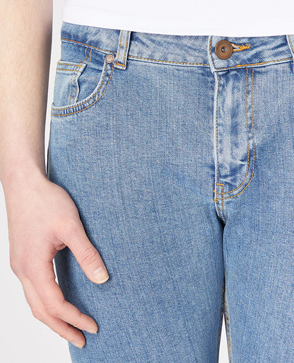 Slim Leg Cotton-Stretch Jeans
