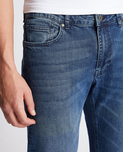 Slim Leg Cotton-Stretch Jeans