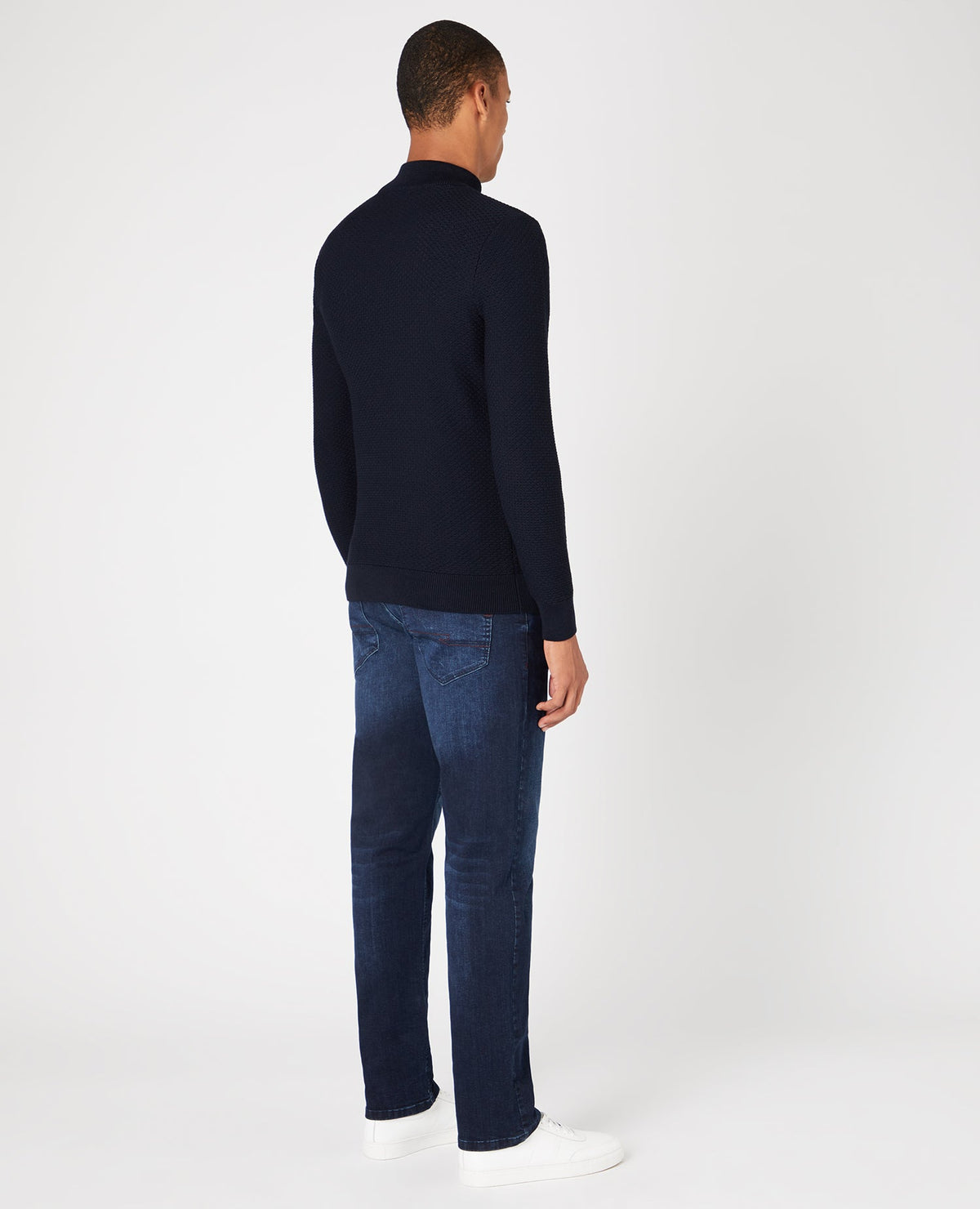 Straight Leg Cotton Stretch Jeans