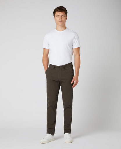Slim Leg Cotton-Stretch Chino