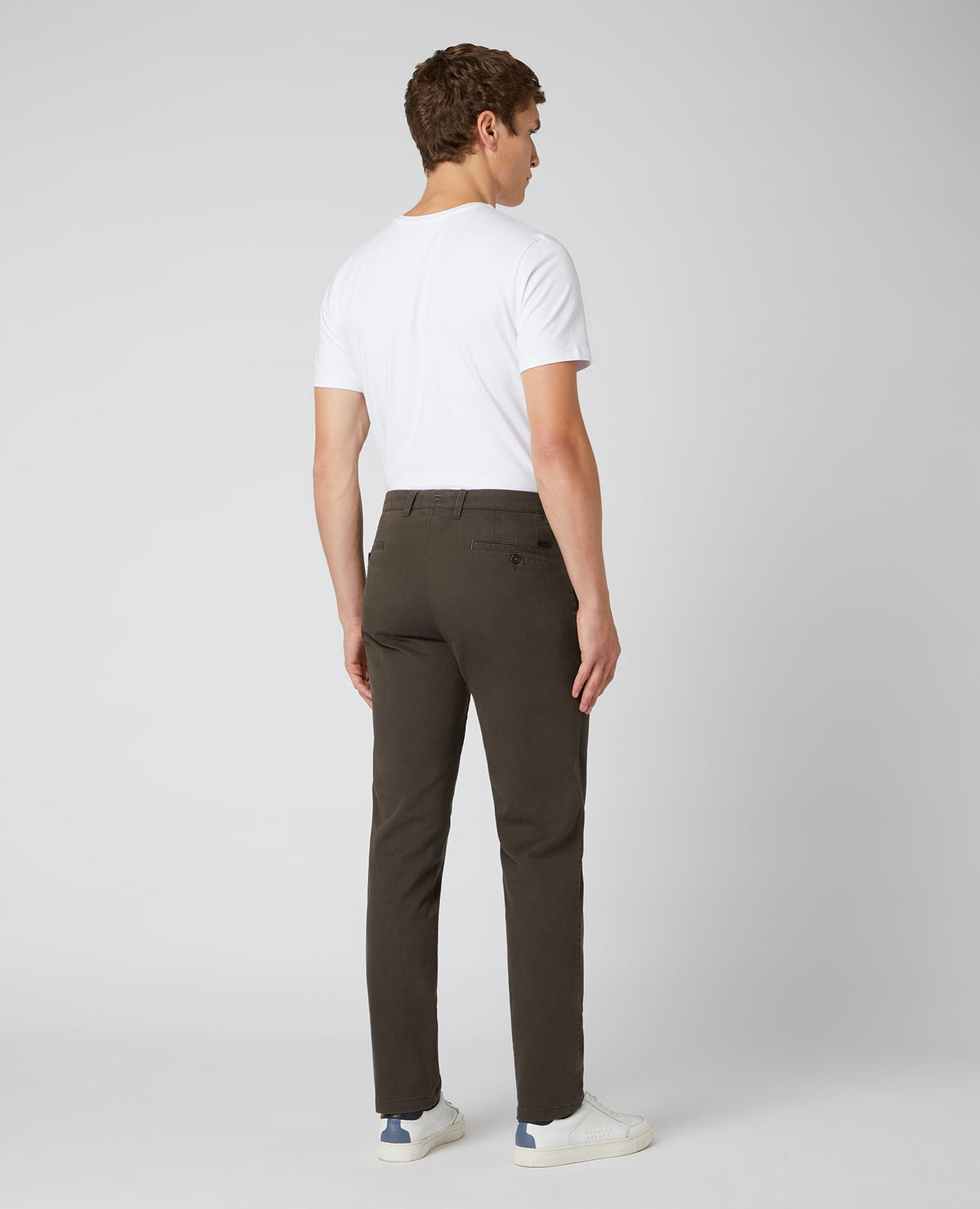 Slim Leg Cotton-Stretch Chino