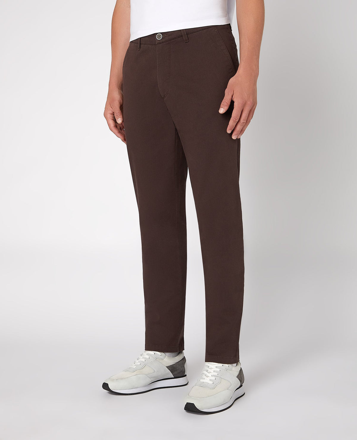 Slim Leg Cotton-Stretch Chino