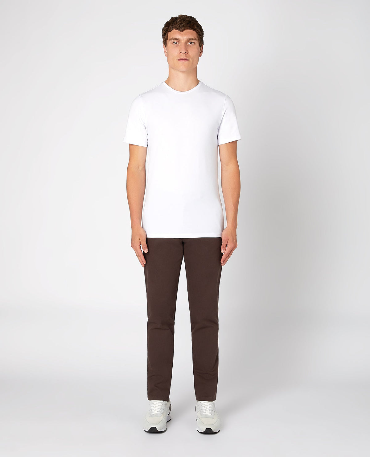 Slim Leg Cotton-Stretch Chino