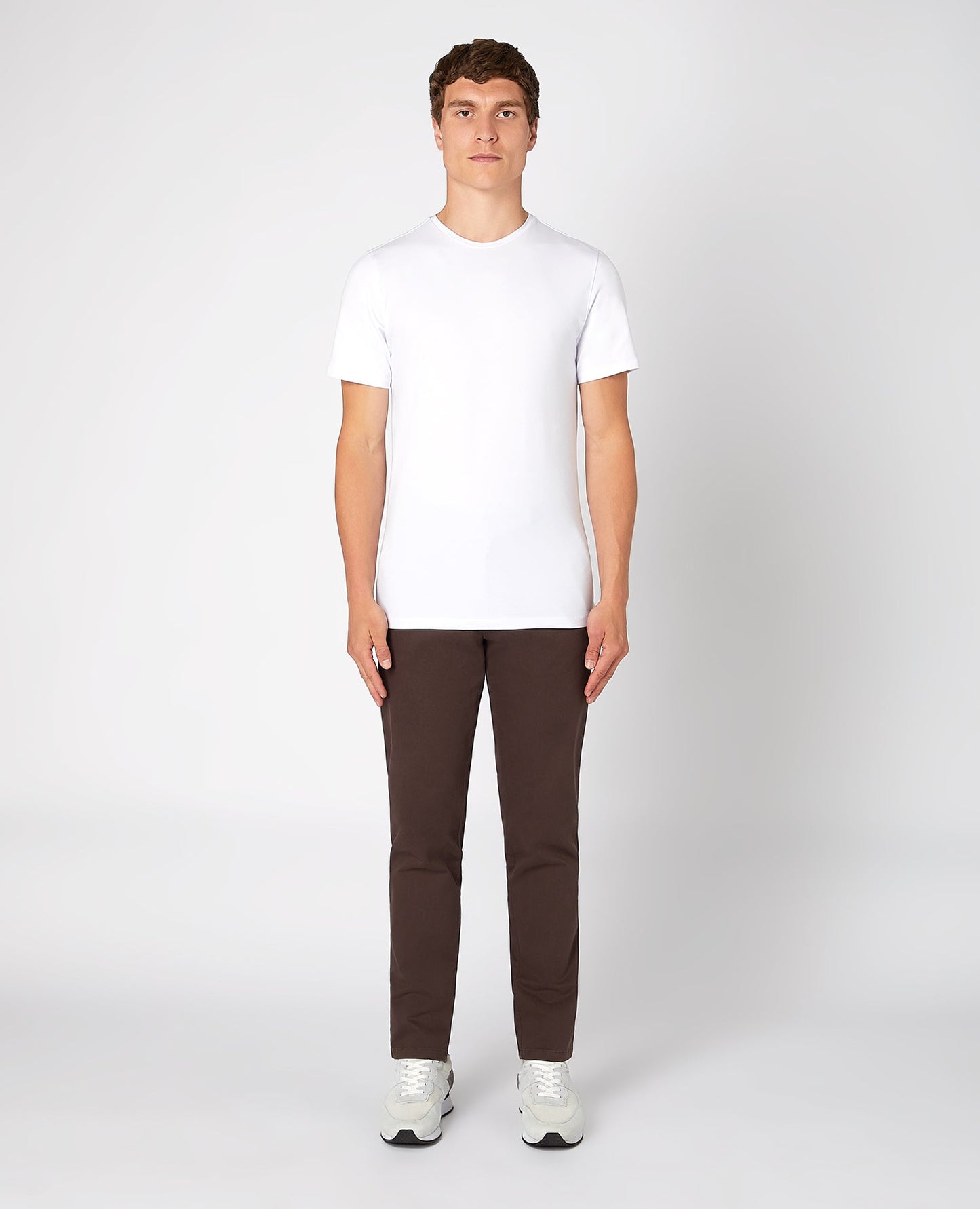 Slim Leg Cotton-Stretch Chino