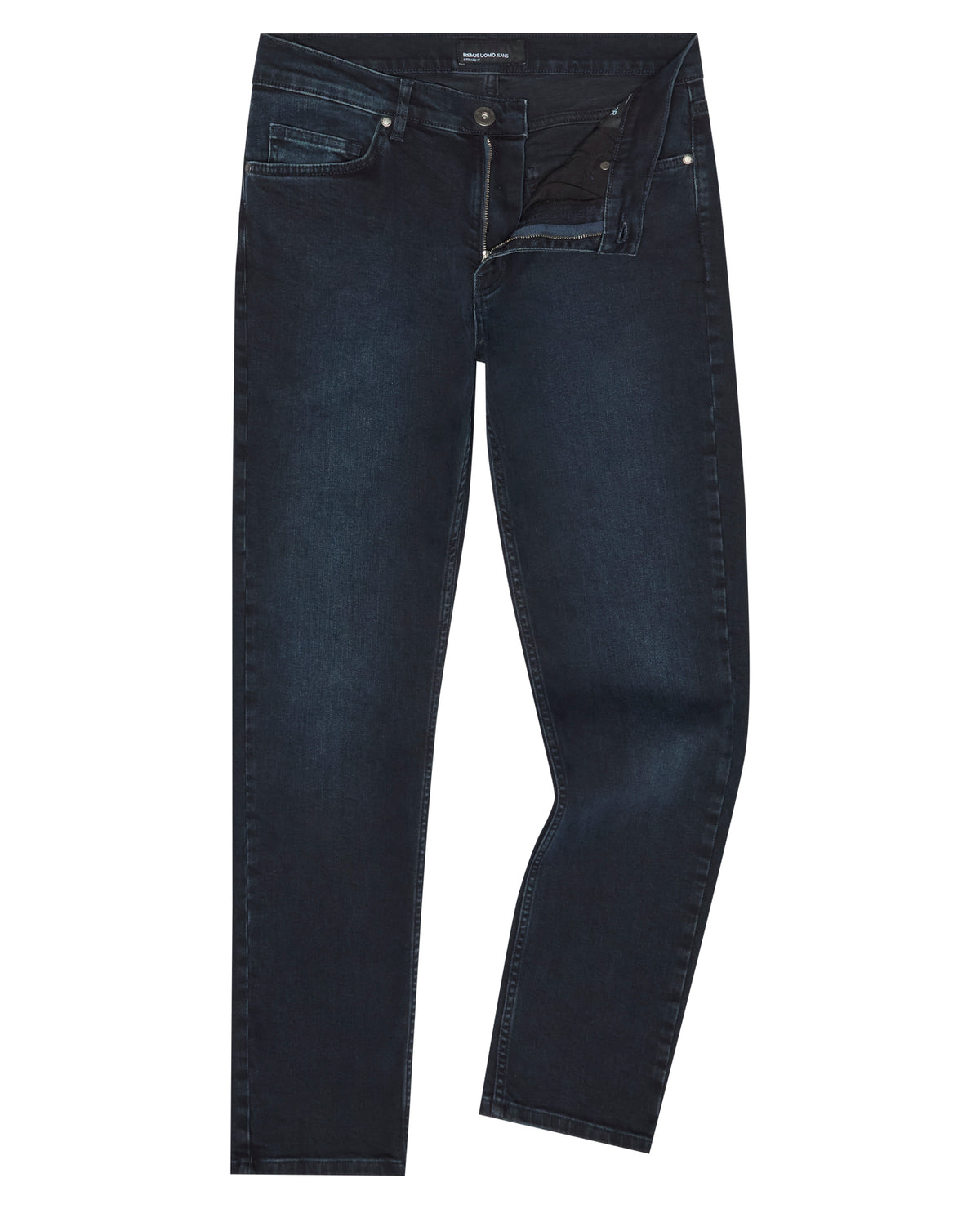 Man wearing a navy jean