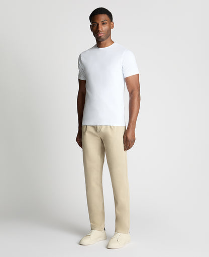 Straight leg cotton stretch jean