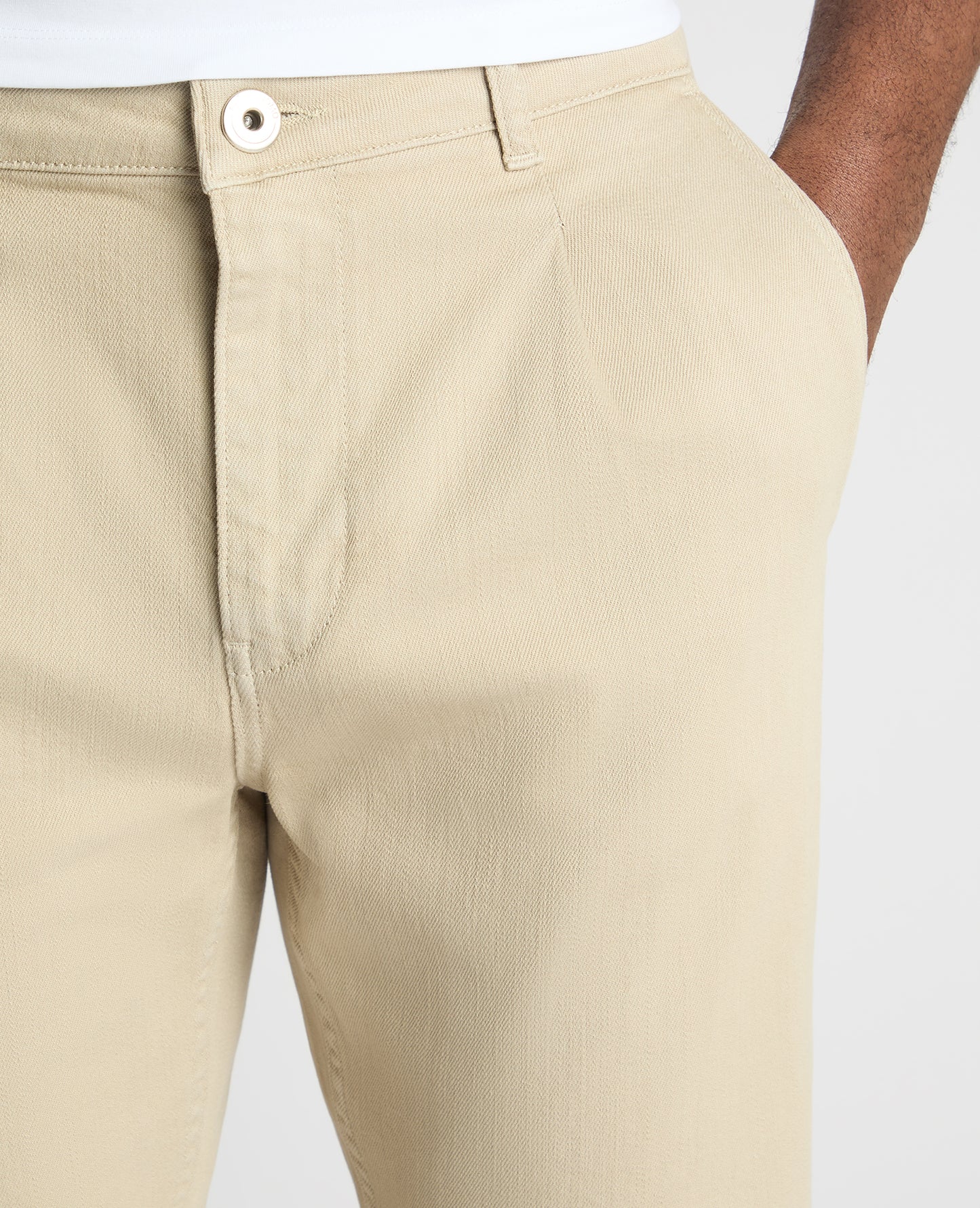 Straight leg cotton stretch jean
