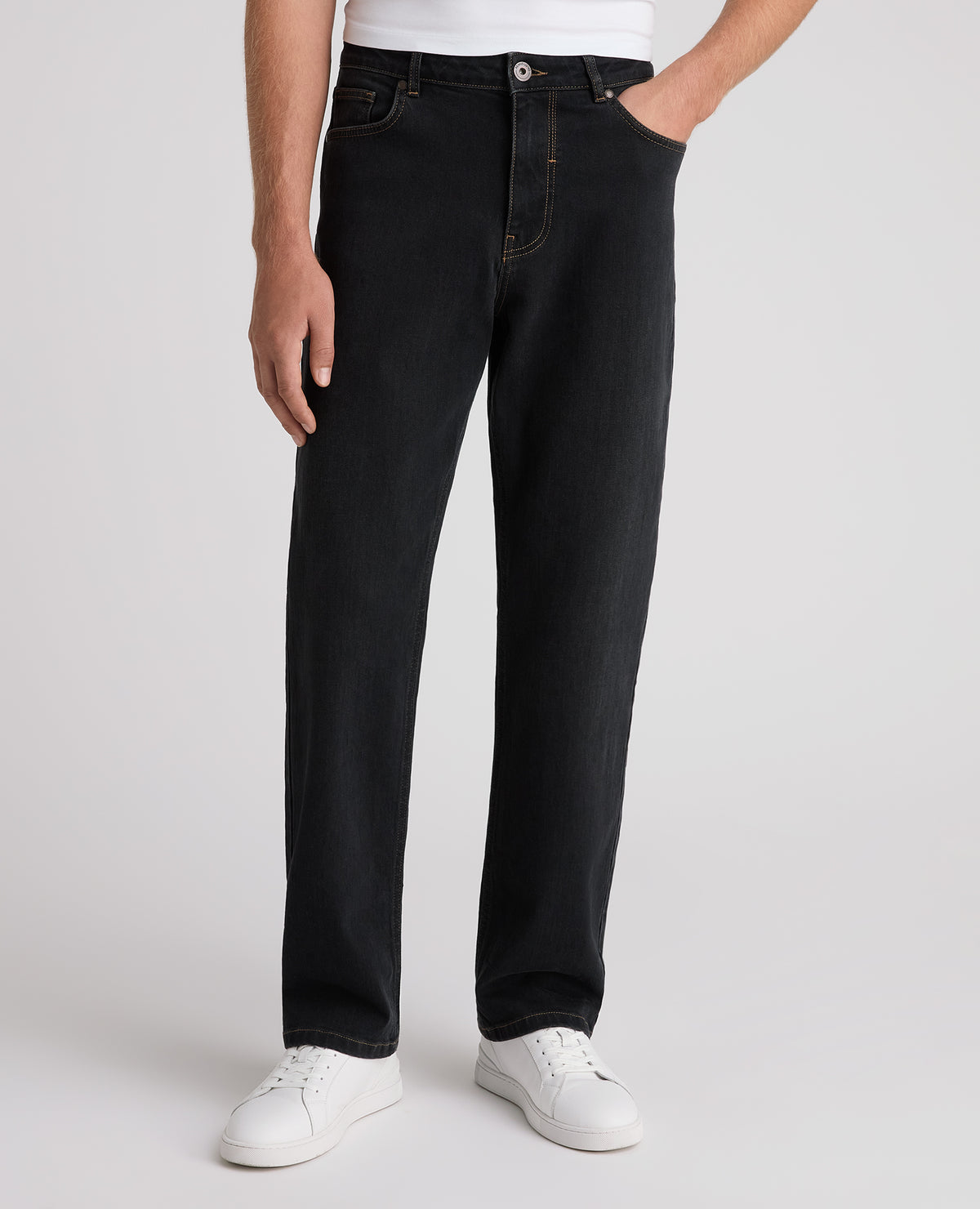 Dark Grey Reign Straight Fit Jeans