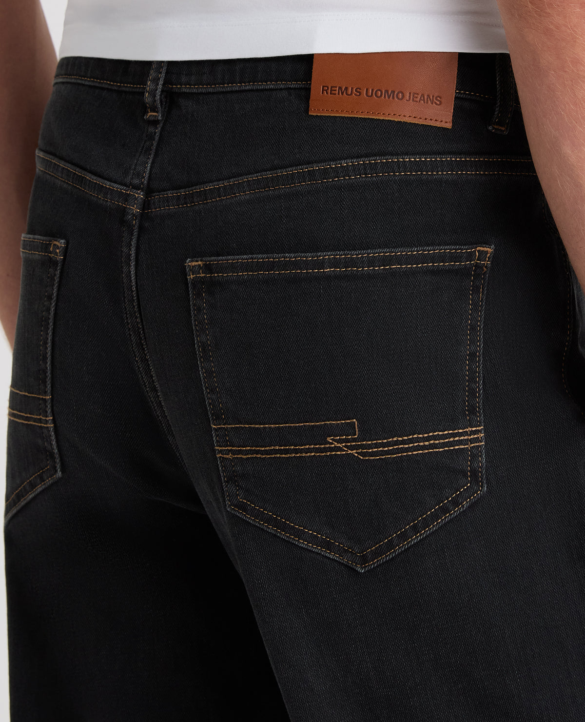 Dark Grey Reign Straight Fit Jeans