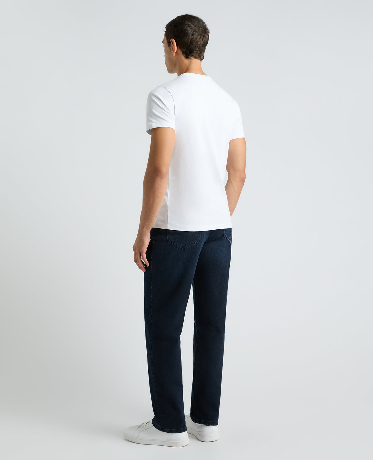 Dark Navy Reign Straight Fit Stretch Jeans