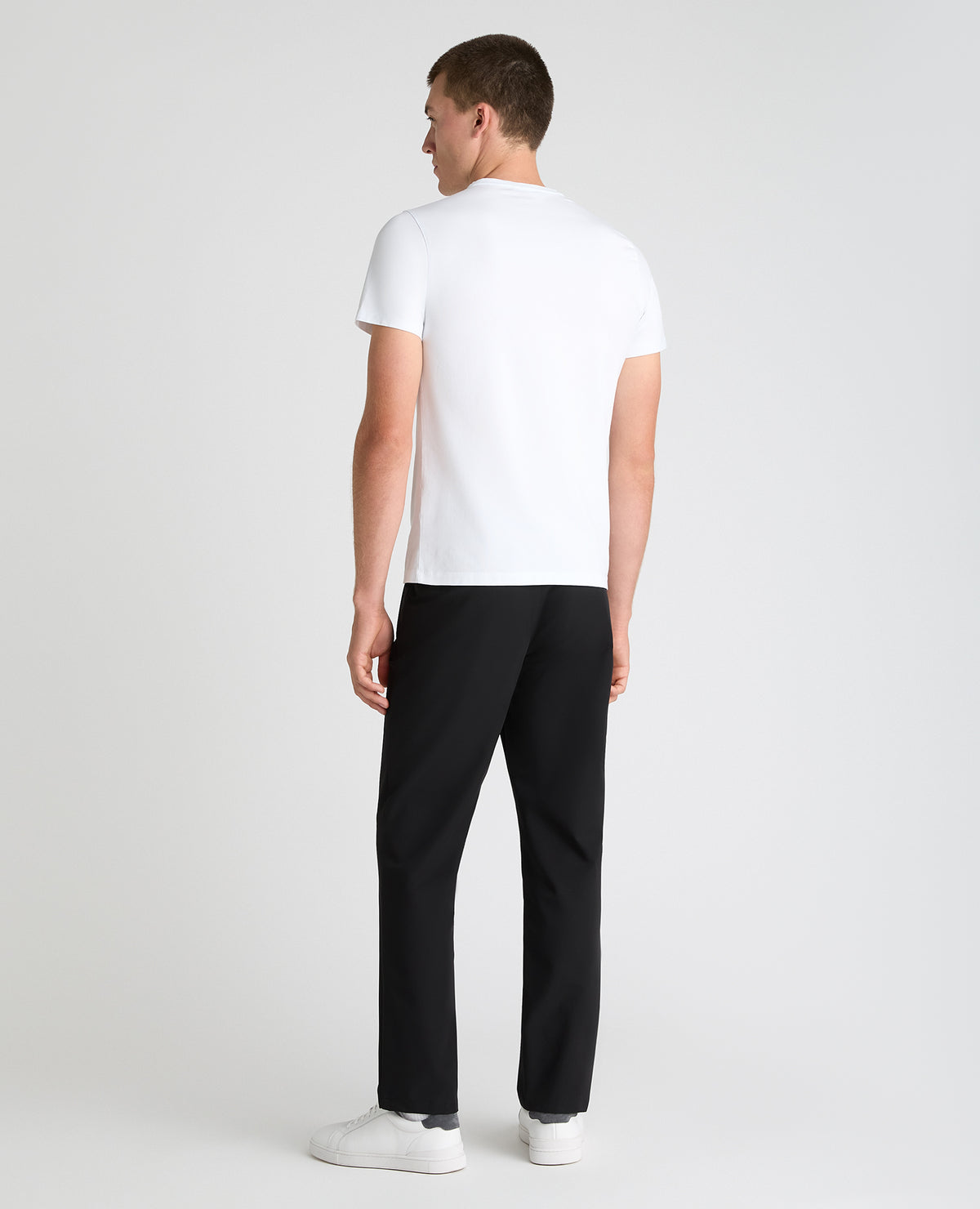 Black Straight Fit Performance Trousers