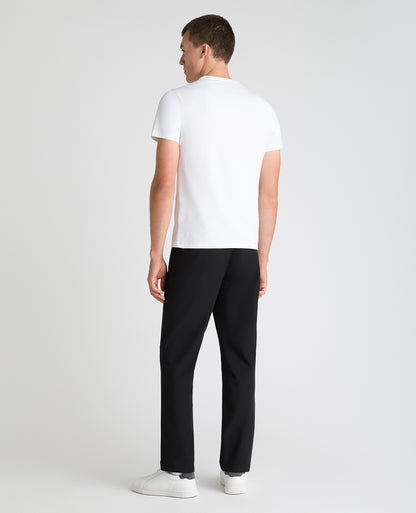 Black Straight Fit Performance Trousers