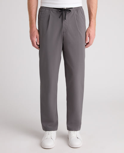 Grey Straight Fit Performance Trousers