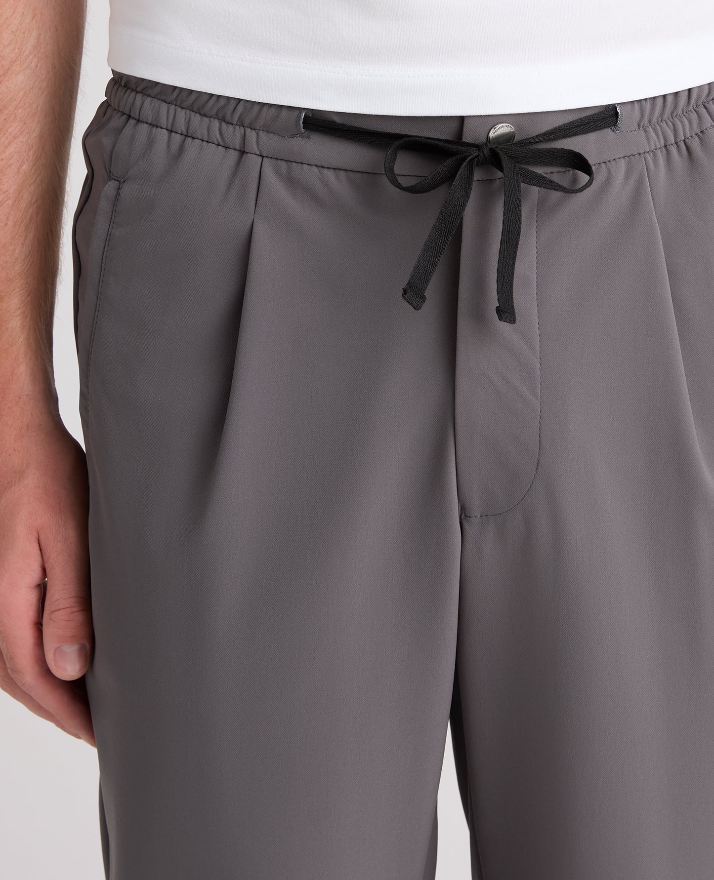 Grey Straight Fit Performance Trousers