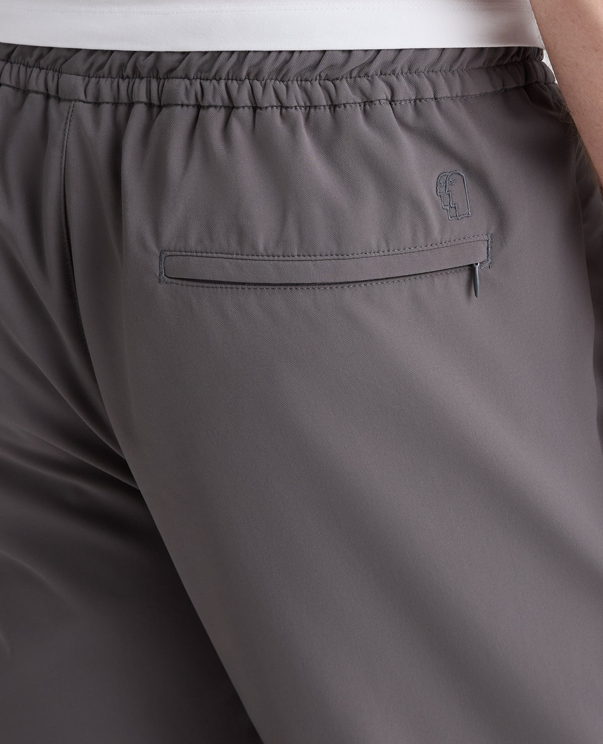 Grey Straight Fit Performance Trousers