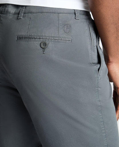 Man wearing a blue chino