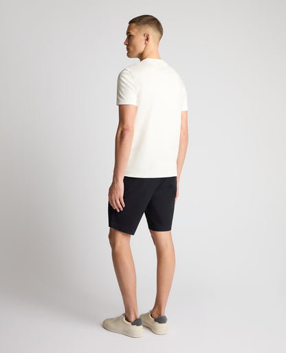 Man wearing a navy chino