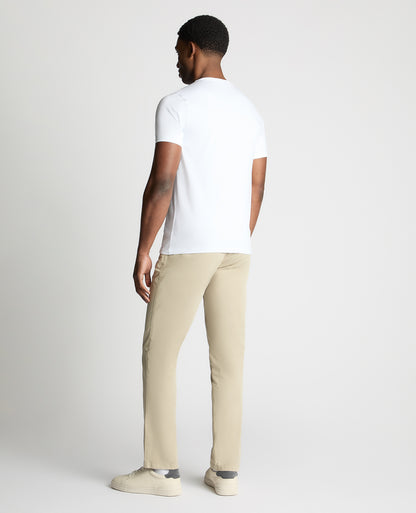 Stone Slim Leg Cotton-Stretch Chinos