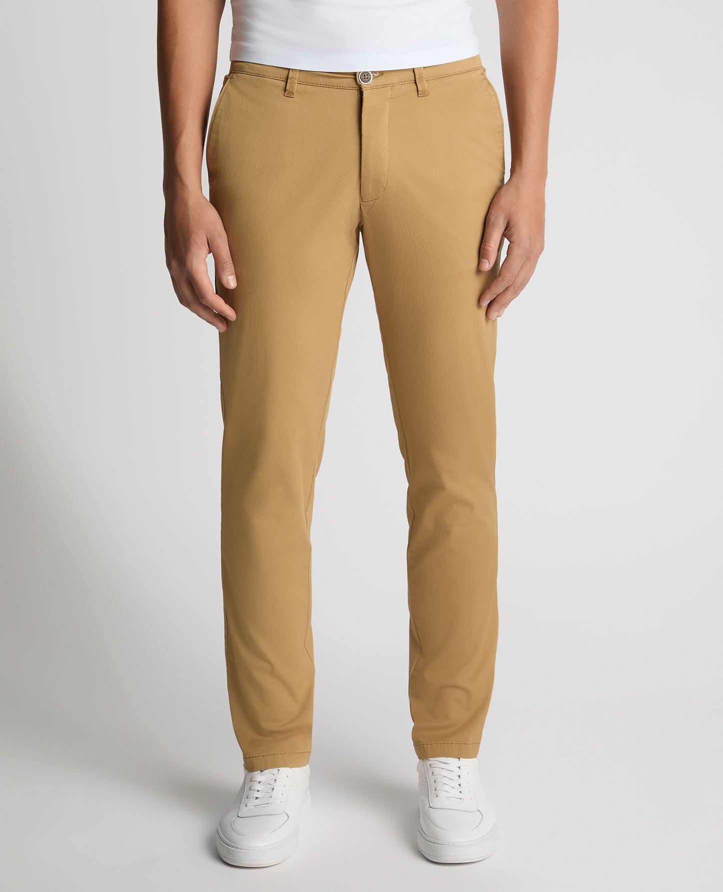 Slim Leg Cotton-Stretch Chinos