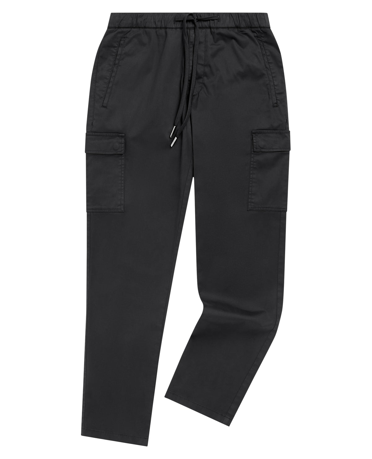 Man wearing a grey Slim Fit Cotton Stretch Cargos