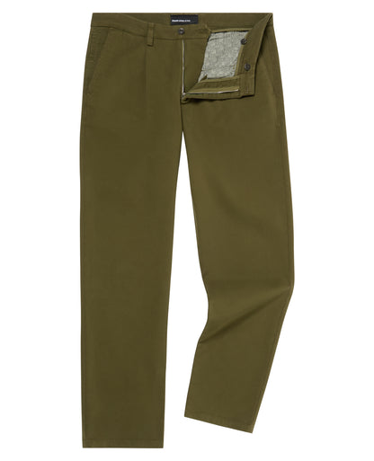 Straight Leg Cotton-Stretch Riley Chinos