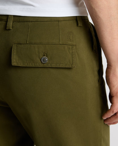 Straight Leg Cotton-Stretch Riley Chinos