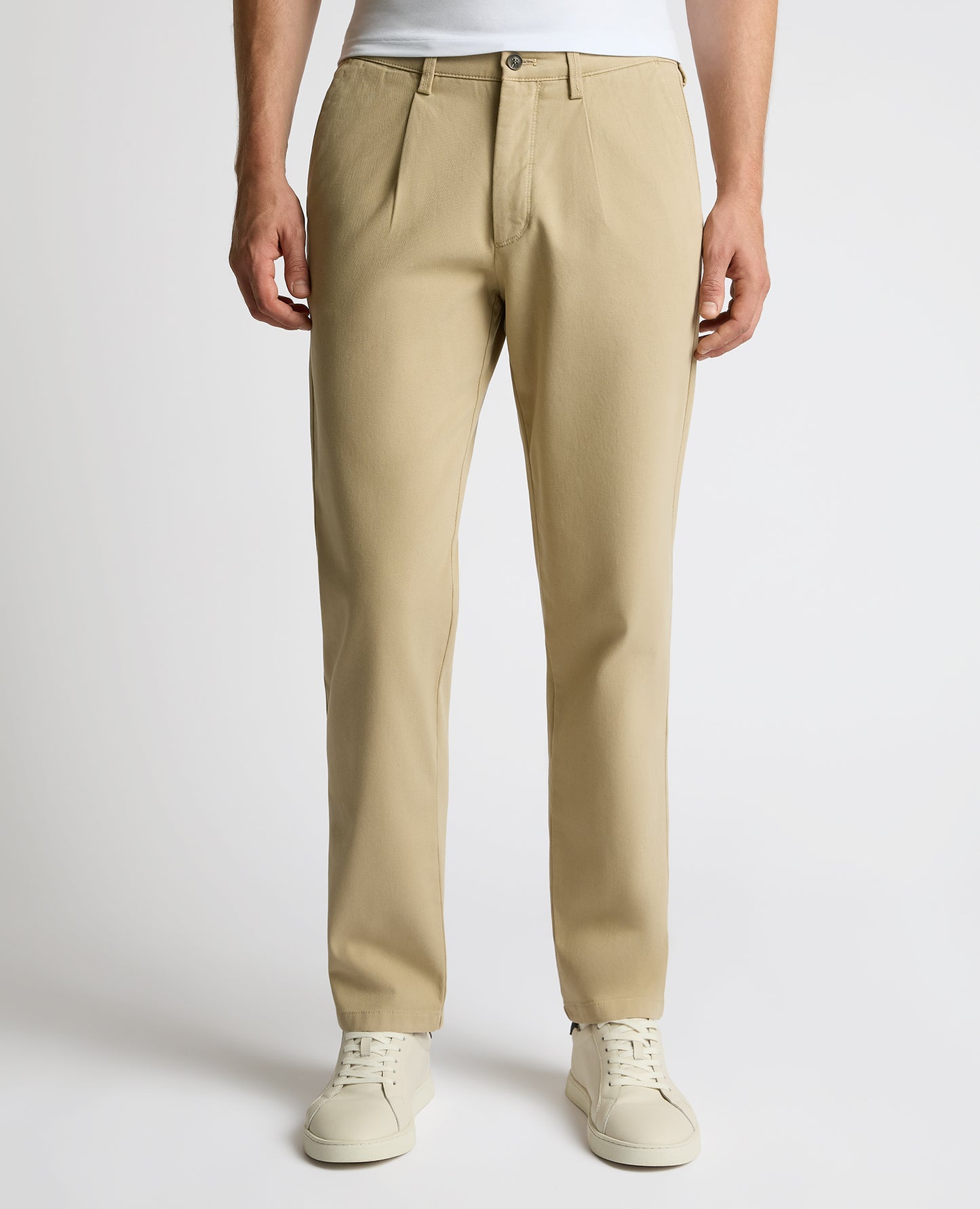 Straight Leg Cotton-Stretch Riley Chinos
