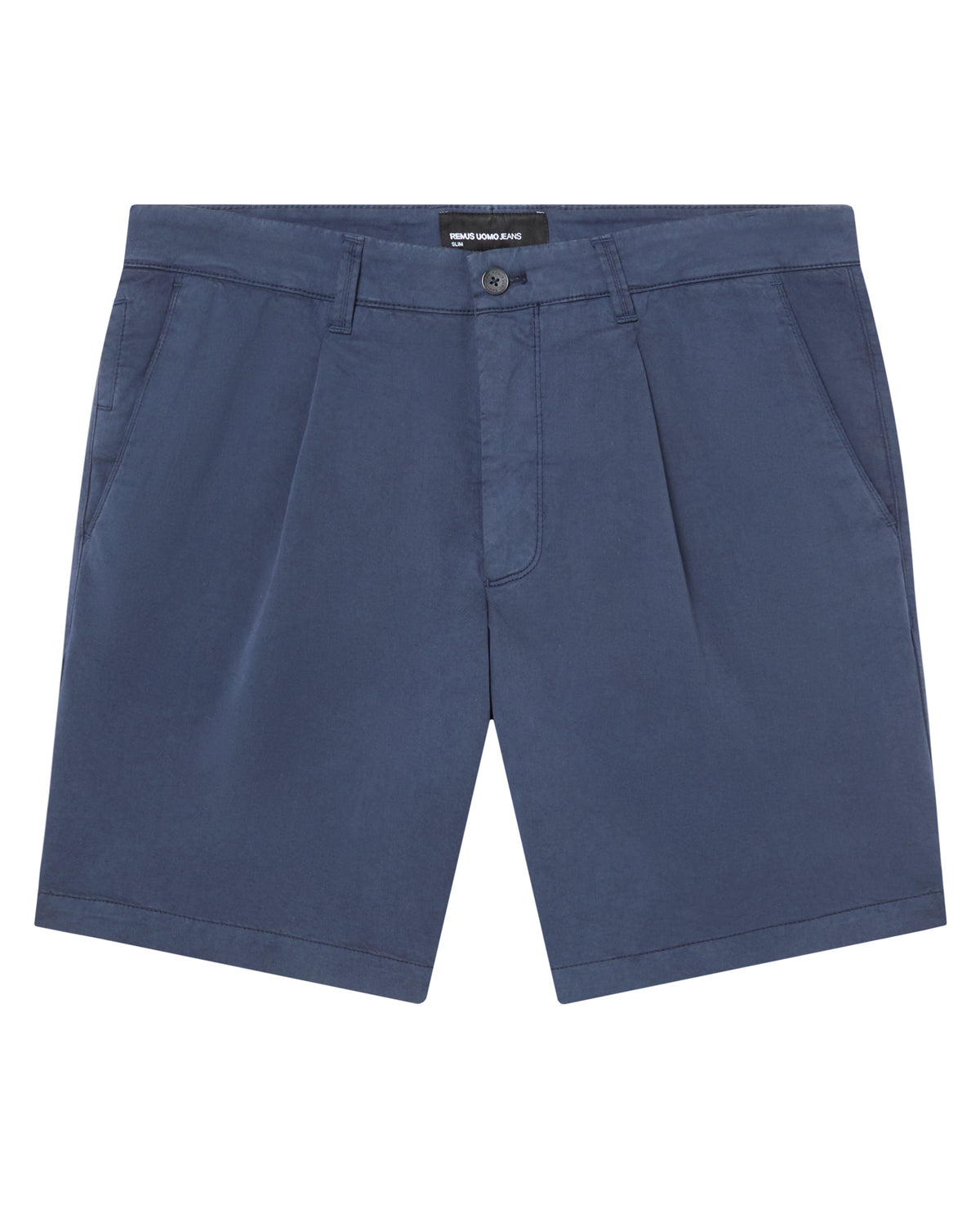 Man wearing a blue chino