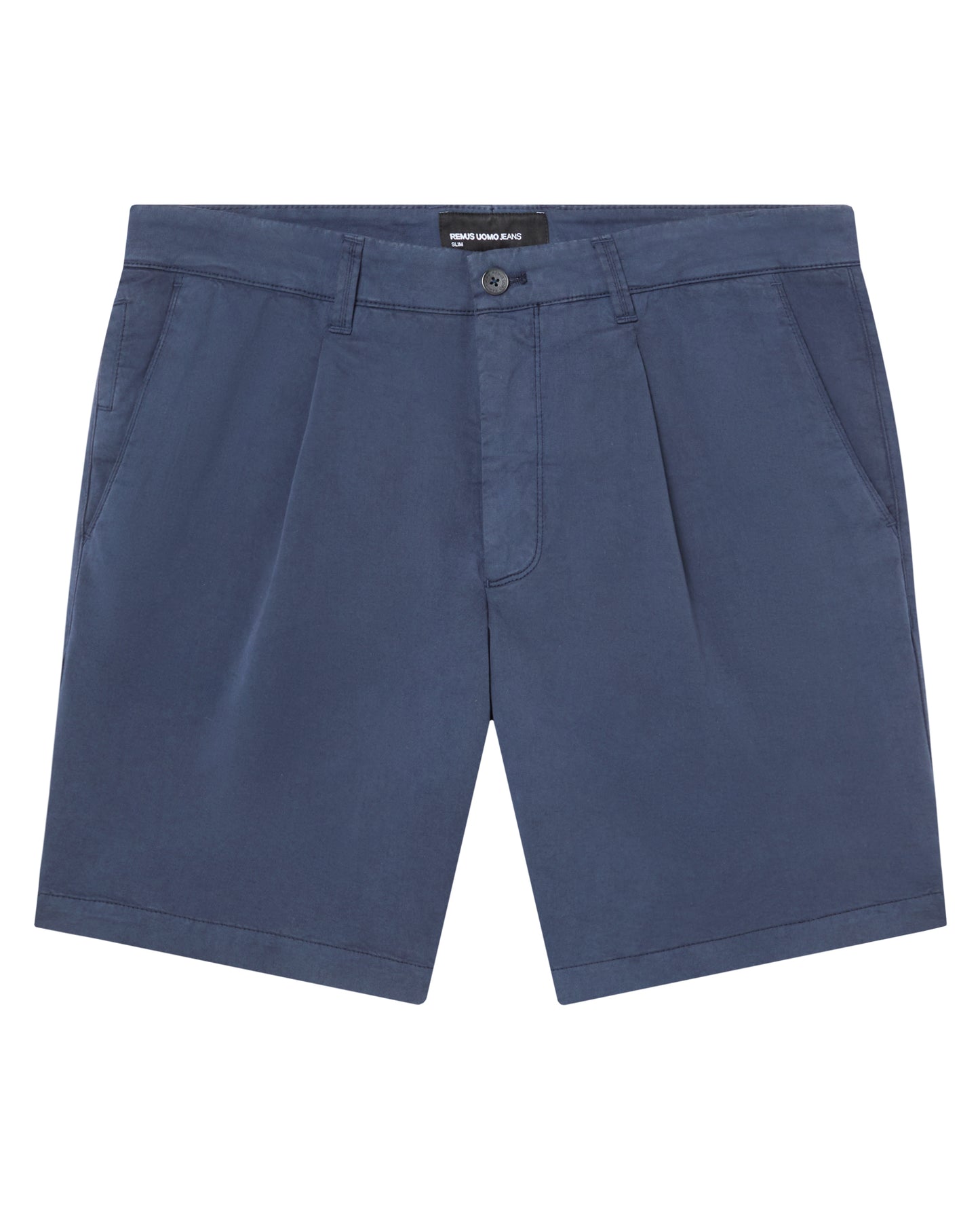 Man wearing a blue chino