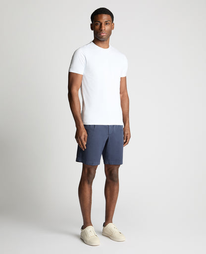 Man wearing a blue chino