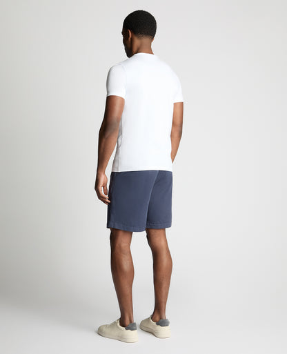 Man wearing a blue chino