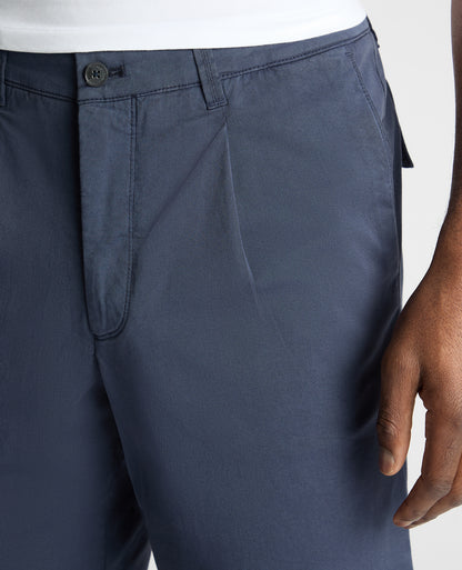 Man wearing a blue chino