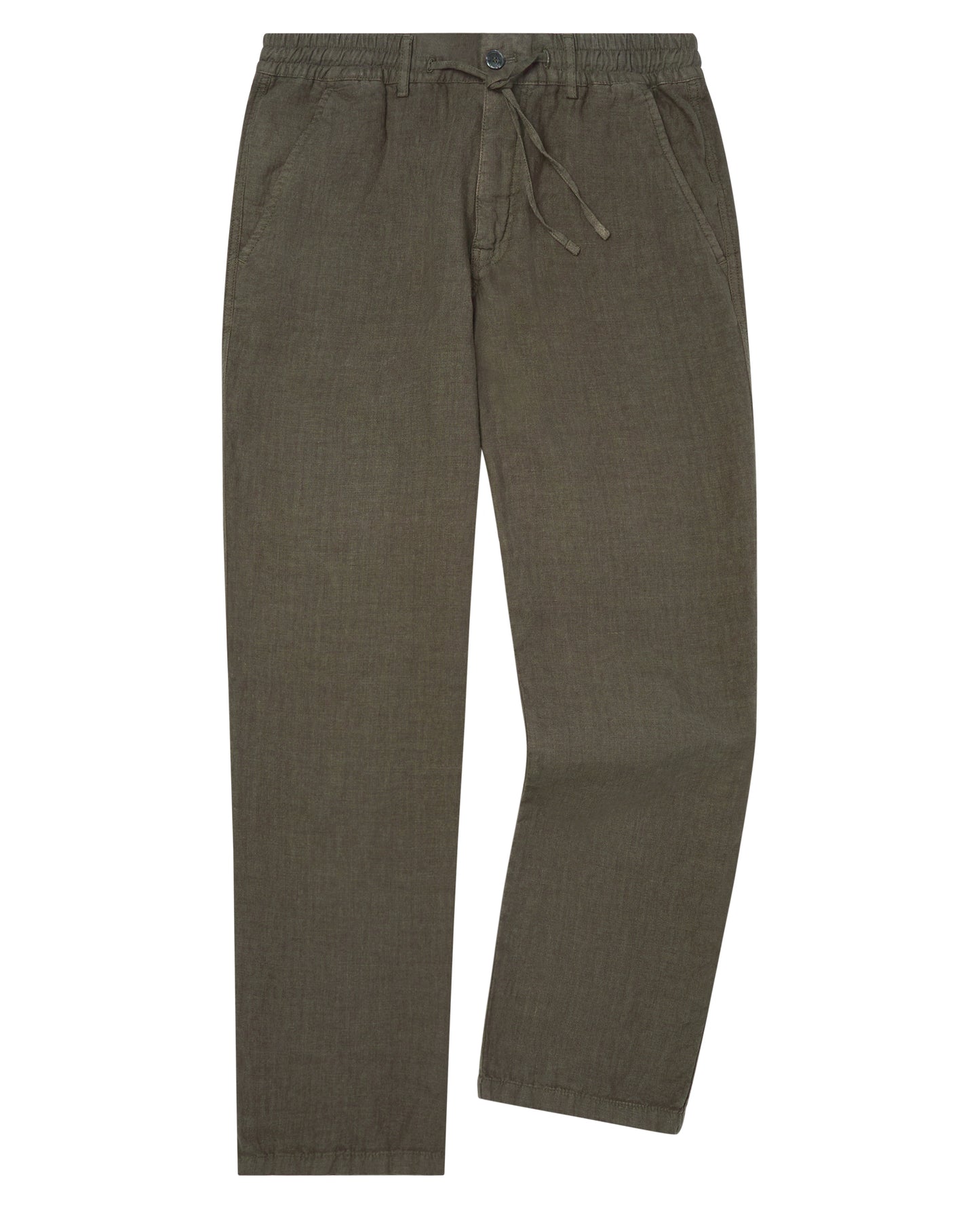 Man wearing a green chino