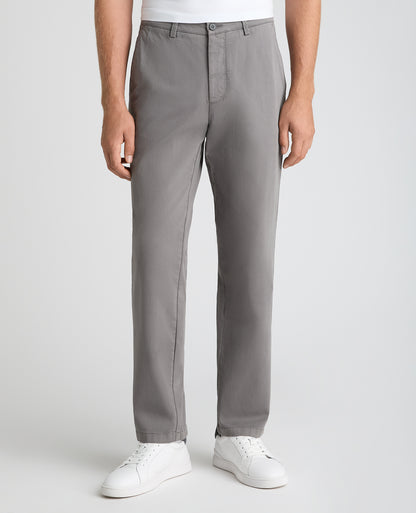 Grey Slim Fit Cotton Stretch Chino