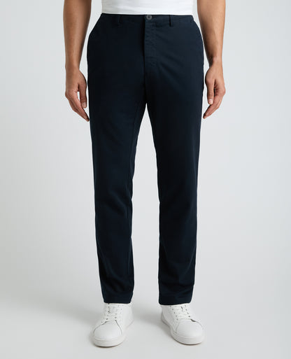 Navy Slim Fit Cotton Stretch Chino