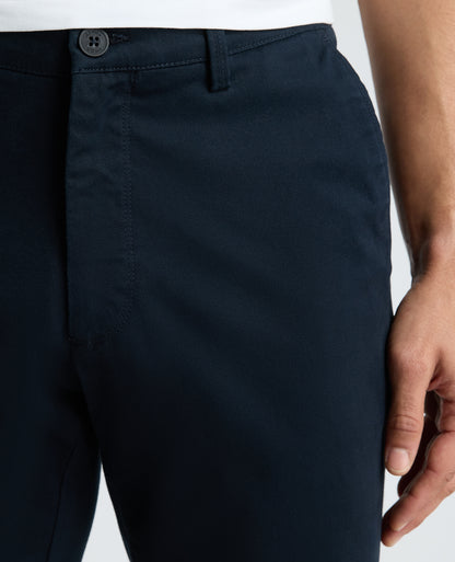 Navy Slim Fit Cotton Stretch Chino